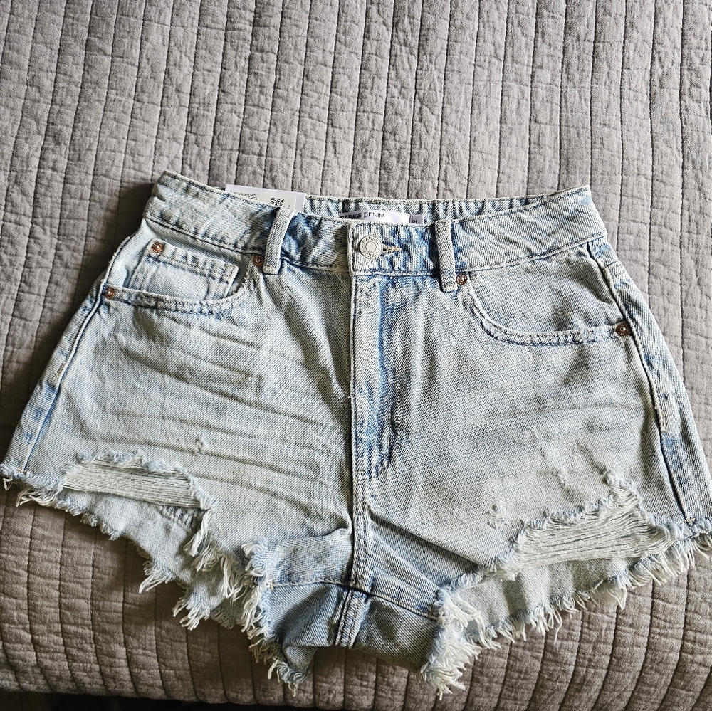 SOLD!!!! Garage Denim festival shorts